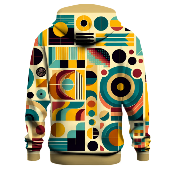 Classic Retro Geometric Patterns Hoodie