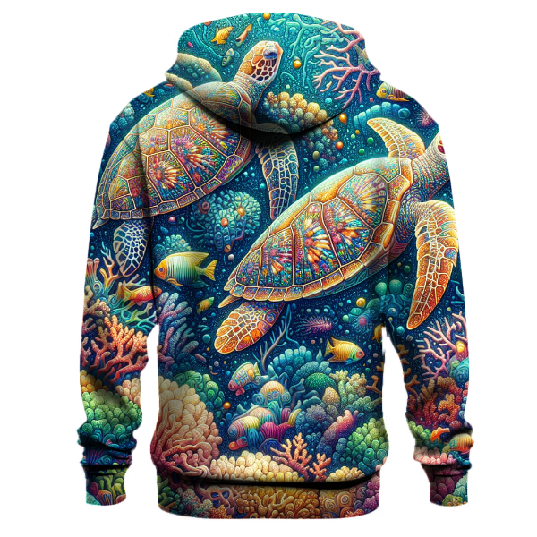 Luminous Sea Turtles Hoodie