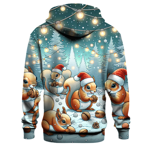 Holiday Nutty Squirrel Gathering Hoodie