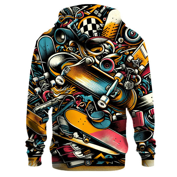 Retro Skate Adventure Hoodie