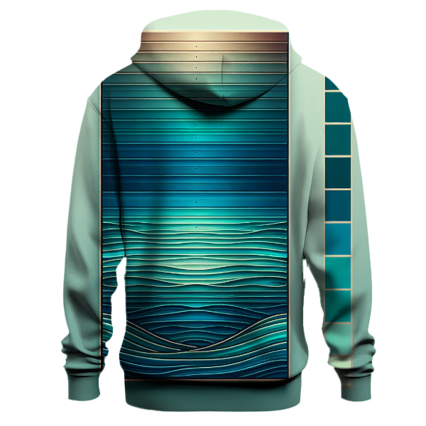 Tranquil Lake Gradient Hoodie