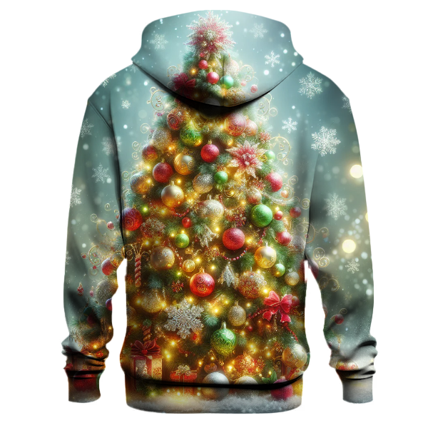 Joyful Christmas Tree Ornaments Hoodie