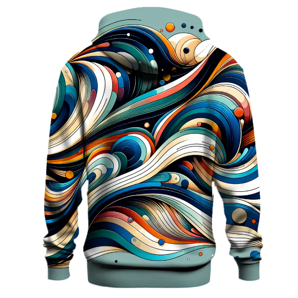 Dynamic Abstract Waves Hoodie
