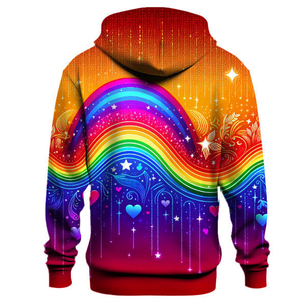 Vibrant Rainbow Spectrum Hoodie
