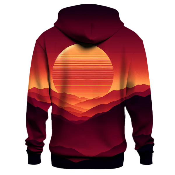 Mountain Ridge Sunset Hoodie
