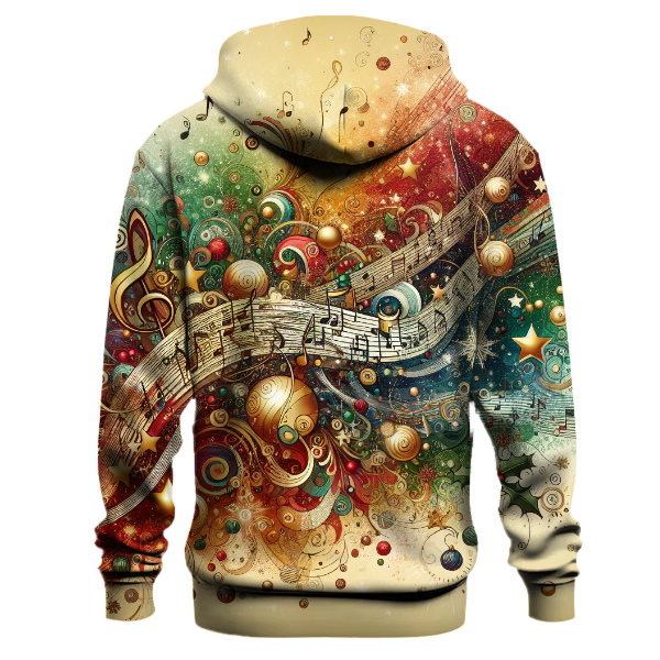 Jolly Holiday Music Notes Hoodie