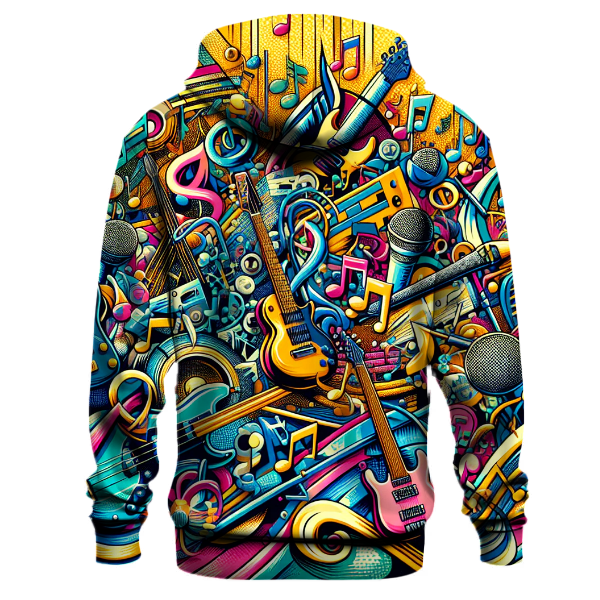 Funky 80s Music Party Hoodie