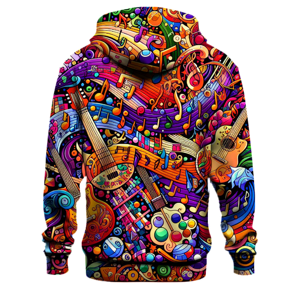 Funky Music Icons Hoodie