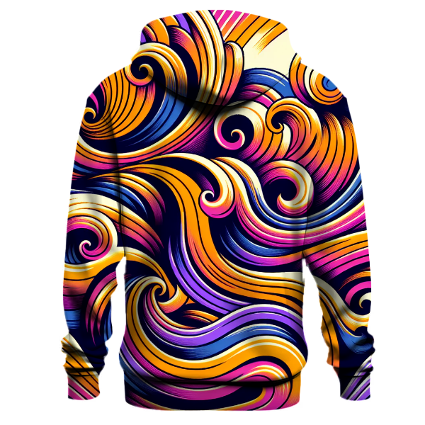 Retro Wave Vortex Hoodie