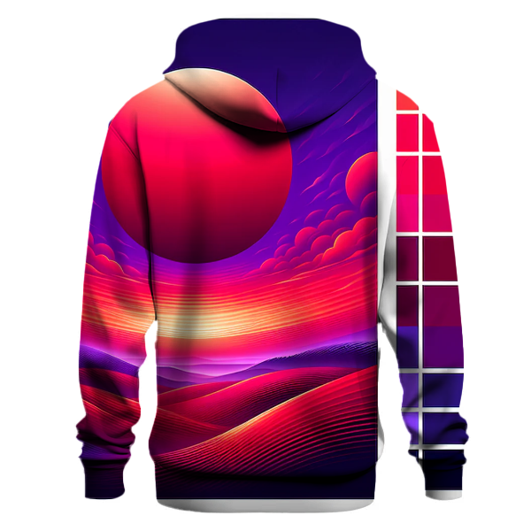 Crimson Dusk Hoodie