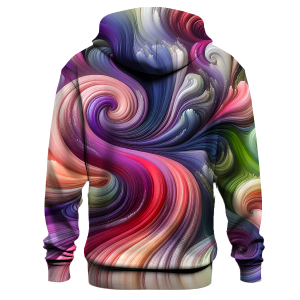 Artistic Floral Swirls Hoodie