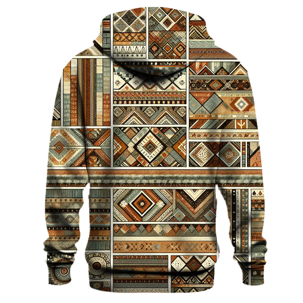 Vintage Boho Chic Patterns Hoodie