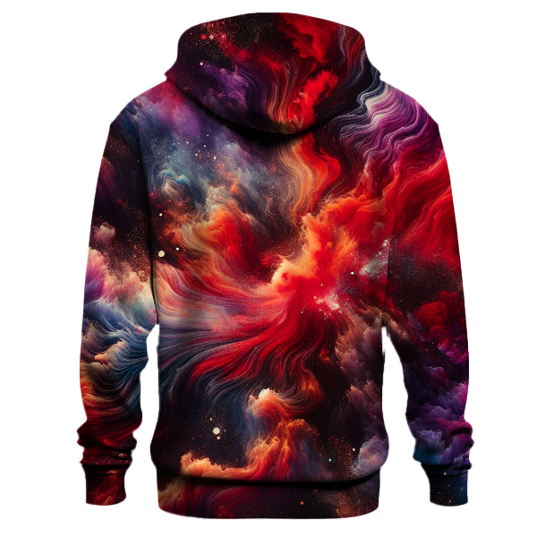 Fiery Galaxy Fusion Hoodie