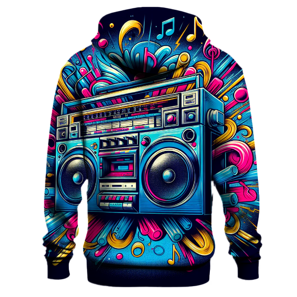 Electric Retro Boombox Hoodie
