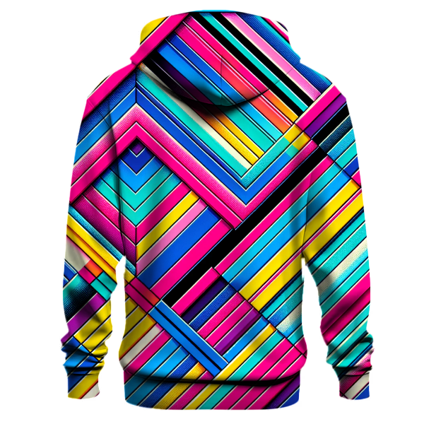 Radical 80s Stripes Hoodie