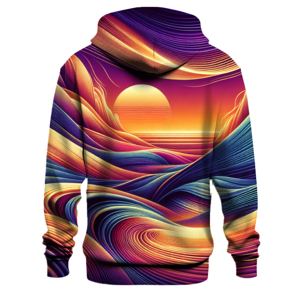 Neon Sunset Adventure Hoodie