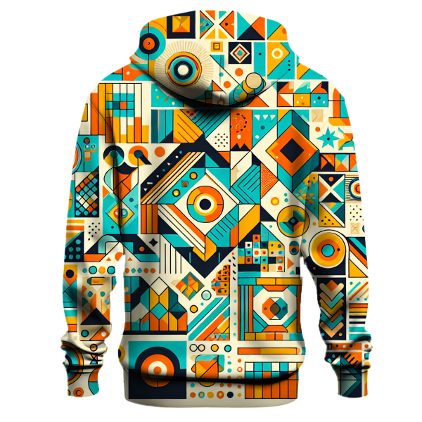 Funky Geometric Nature Hoodie