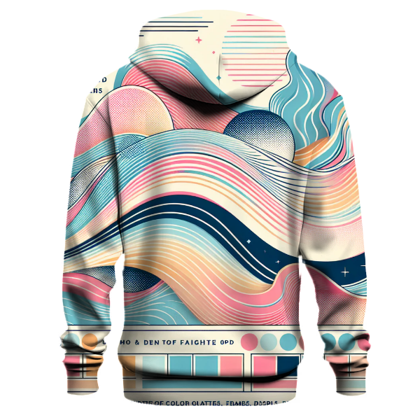Pastel Party Waves Hoodie