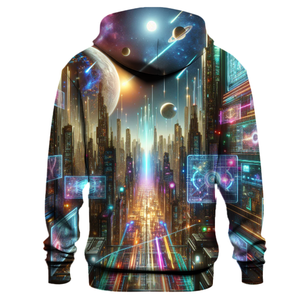 Galactic Cyberpunk Journey Hoodie