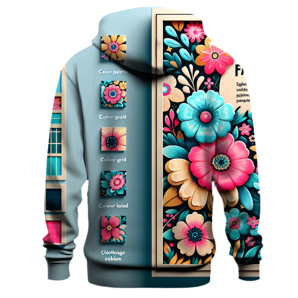 Vintage Floral Paradise Hoodie