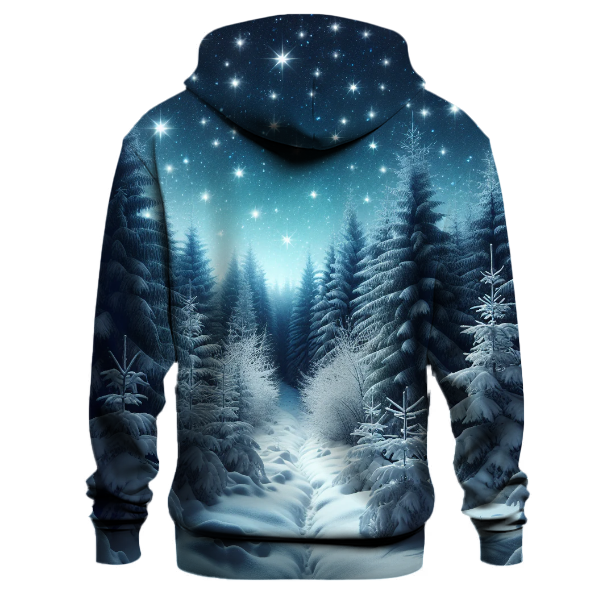 Midnight Christmas Forest Hoodie