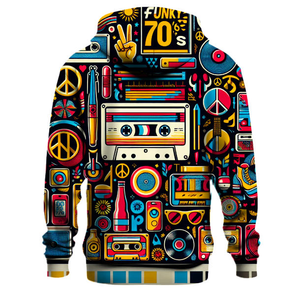 Funky 70s Icons Hoodie