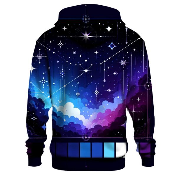 Sapphire Nightfall Glow Hoodie