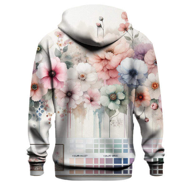 Exquisite Floral Watercolor Hoodie