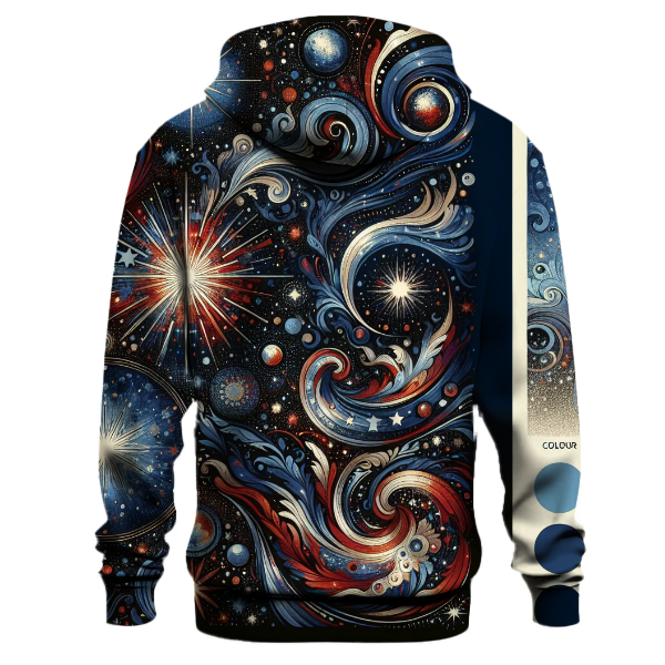 Retro Galaxy Glow Hoodie