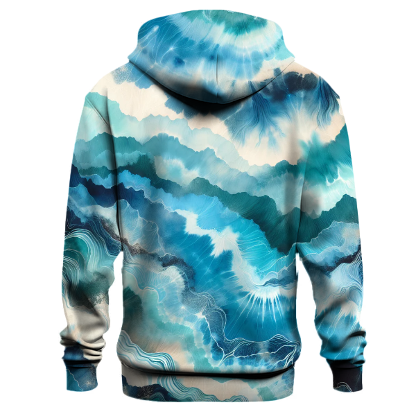 Mystic Blue Lagoon Tie-Dye Hoodie