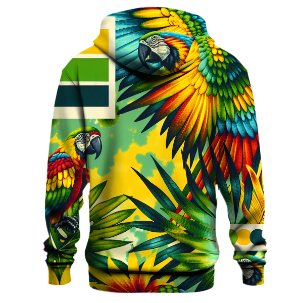 Tropical Parrot Vibe Hoodie