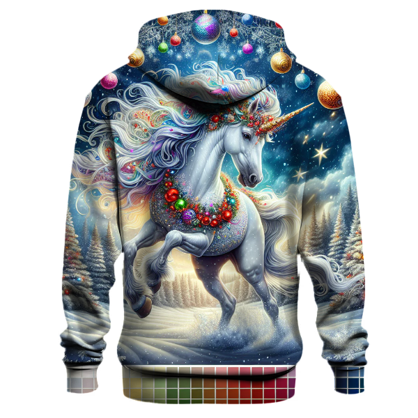 Christmas Spirit Unicorn Hoodie