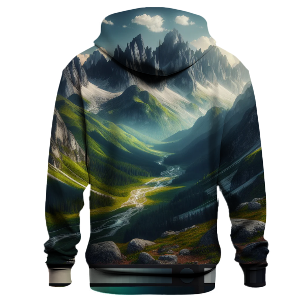 Rugged Mountain Peaks Hoodie