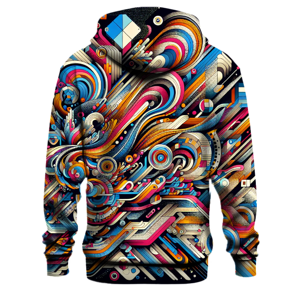 Techno Pop Tapestry Hoodie