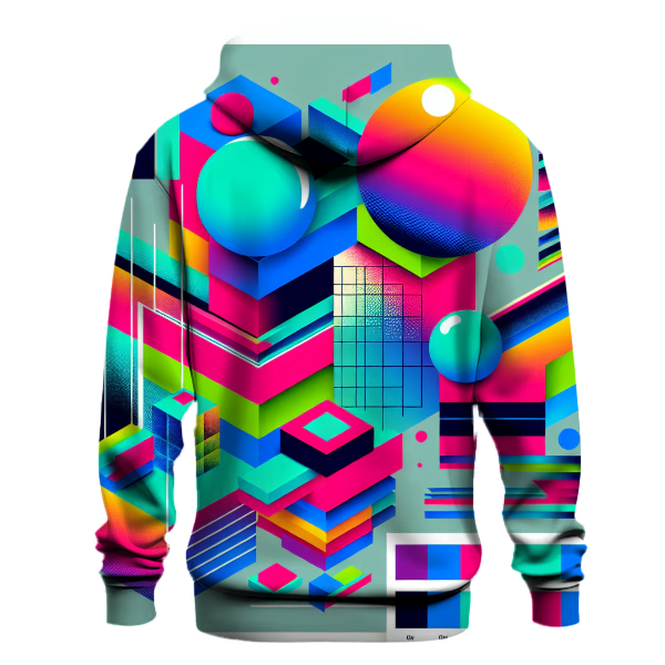 Radical 80s Shapes Hoodie