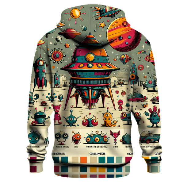 Retro Sci-Fi Fantasy Hoodie