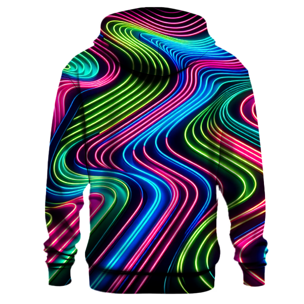 Groovy Neon Spectrum Hoodie