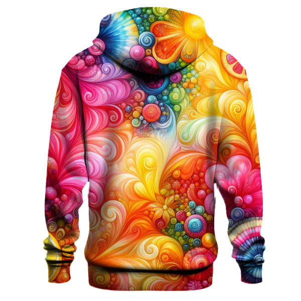 Funky Fruit Fiesta Tie-Dye Hoodie