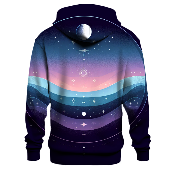 Whimsical Night Sky Fade Hoodie