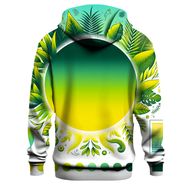 Bright Floral Splash Hoodie