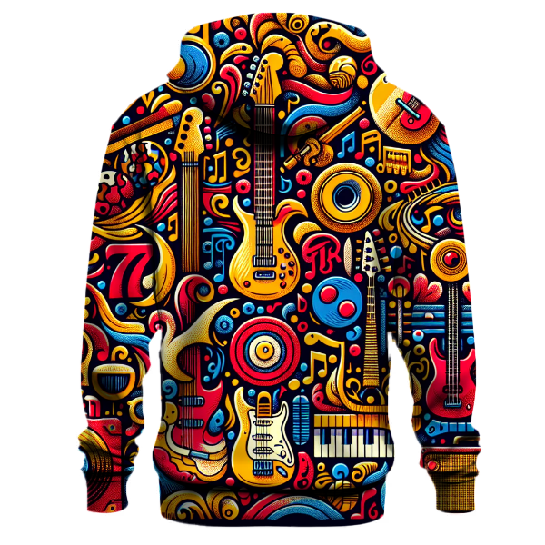 Groovy 70s Music Vibes Hoodie