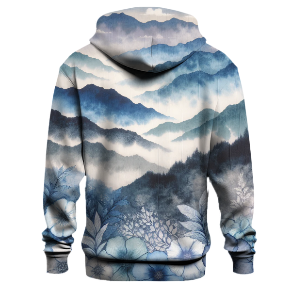 Misty Mountain Range Tie-dye Hoodie