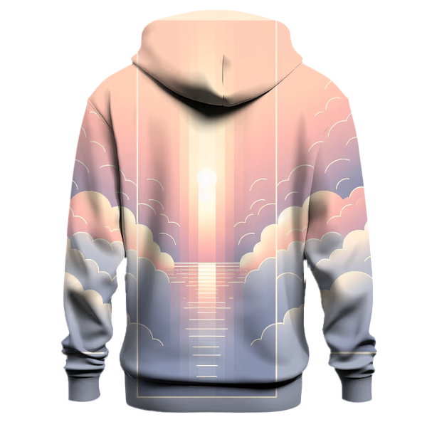 Pastel Sunset Reflections Hoodie