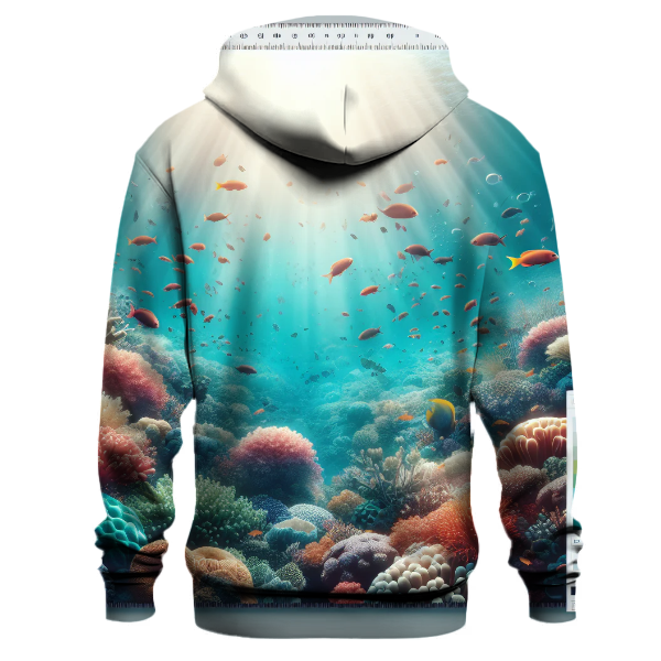 Elegant Ocean Coral Reef Hoodie