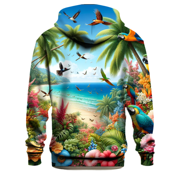 Vibrant Tropical Serenade Hoodie