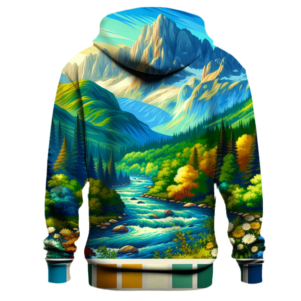Colorful Nature Scene Hoodie