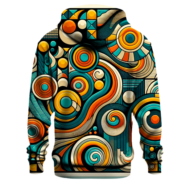 Colorful 70s Patterns Hoodie