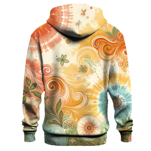Sunkissed Fields Tie-dye Design Hoodie