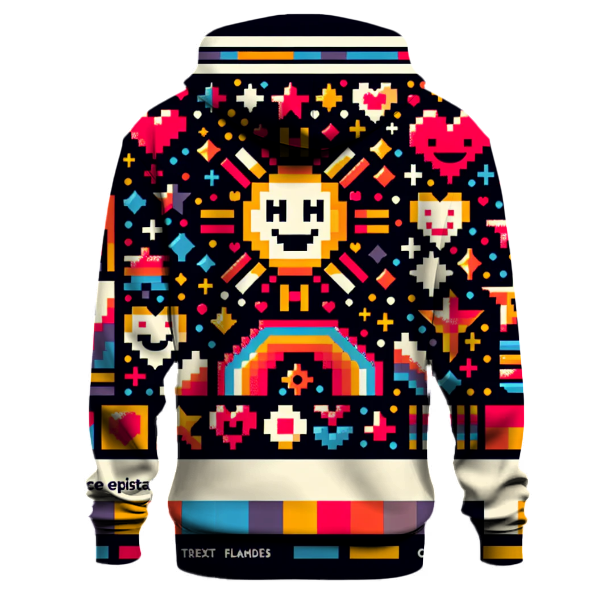 Retro Pixel Art Hoodie