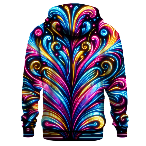 Neon Dreamwaves Hoodie